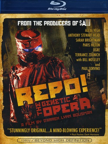 Repo The Genetic Opera, Repo The Genetic Opera, Blu-Ray