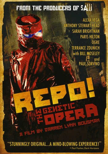 Repo The Genetic Opera, Repo The Genetic Opera, DVD