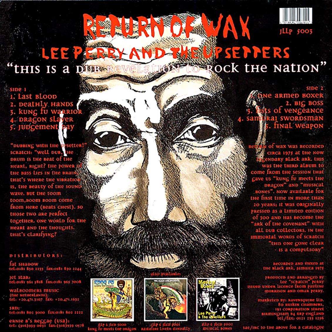 Lee Perry - Return Of Wax - Vinyl LP, LP