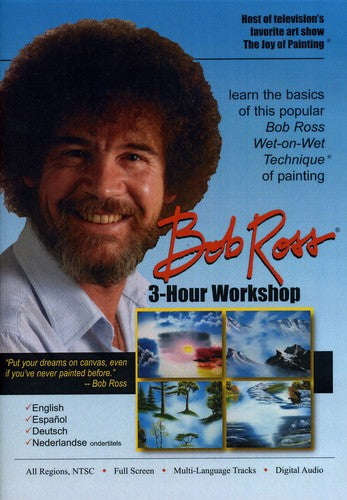 Bob Ross Joy Of Painting Series: 3 Hour Workshop, Bob Ross Joy Of Painting Series: 3 Hour Workshop, DVD