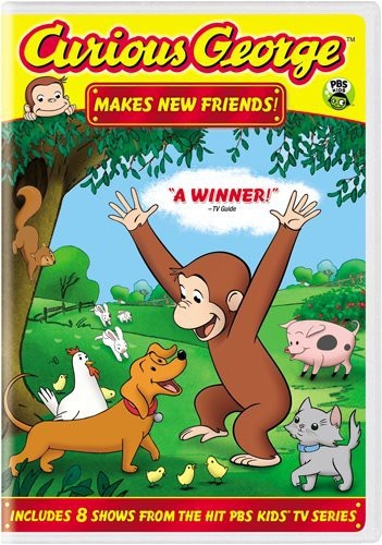Makes New Friends, Curious George, DVD