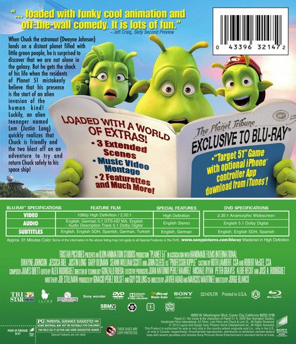Planet 51, Planet 51, Blu-Ray