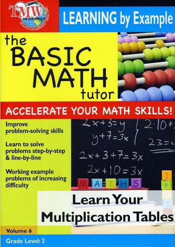 Basic Math Tutor Learn Your Multiplication Tables -- DVD
