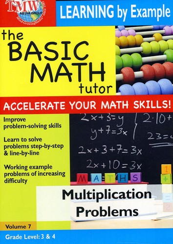 Basic Math Tutor Multiplication Problems -- DVD