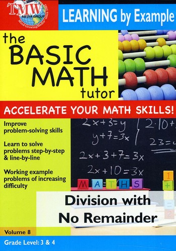 Basic Math Tutor Division With No Remainder -- DVD