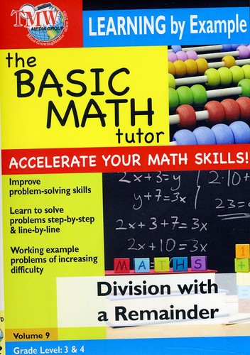 Basic Math Tutor Division With A Remainder -- DVD