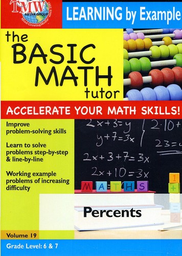 Basic Math Tutor Percents -- DVD