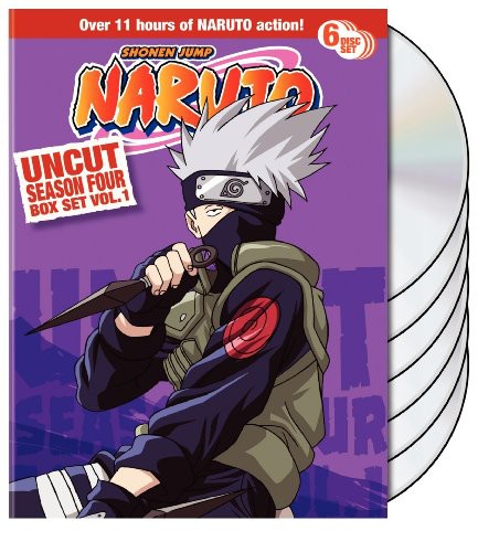 Naruto Uncut Season 4 V.1 Box Set -- DVD