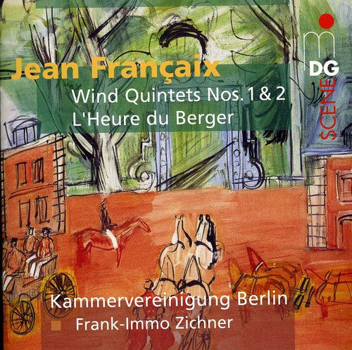 Wind Quintet No 1 / Wind Quintet No 2 -- Francaix / Berlin Chamber Ensemble / Zichner, CD