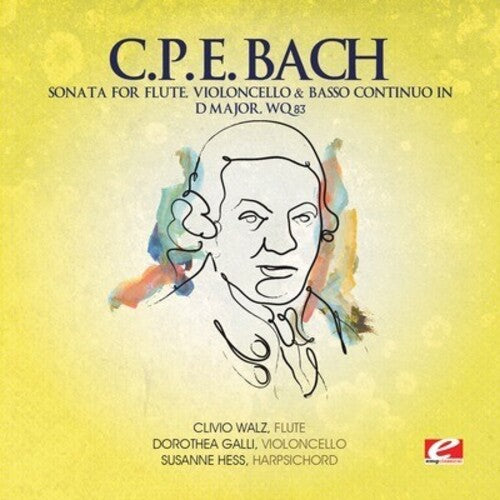 Sonata For Flute Violoncello & Basso D Maj -- C.P.E. Bach, CD