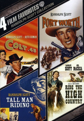 4 Film Favorites: Randolph Scott Westerns, 4 Film Favorites: Randolph Scott Westerns, DVD