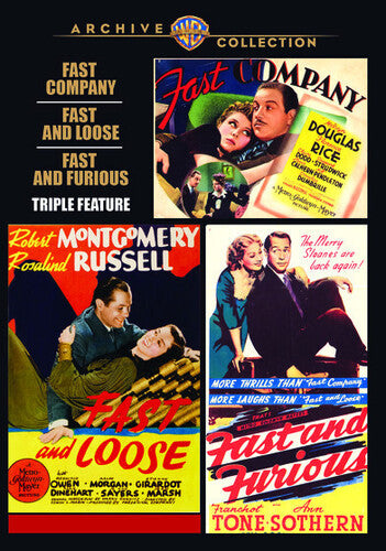 Fast Company / Fast & Loose / Fast & Furious, Fast Company / Fast & Loose / Fast & Furious, DVD