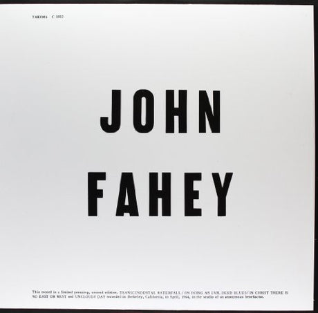 Blind Joe Death, John Fahey, LP