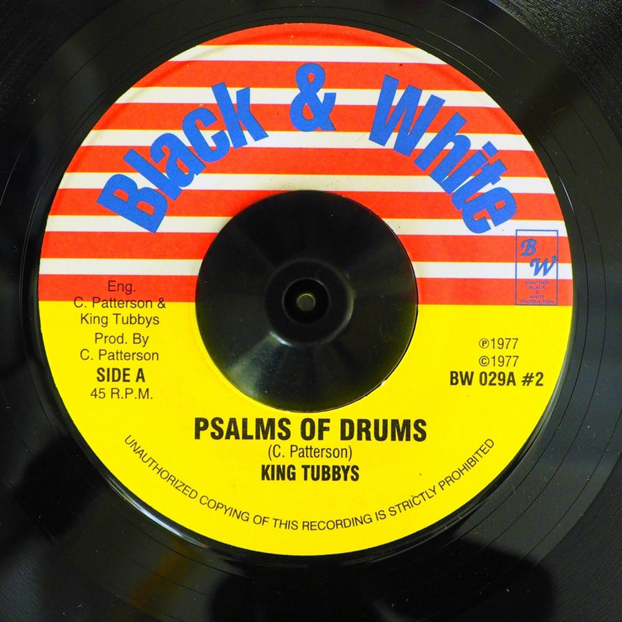 King Tubby - Psalms Of Drums  /  Disc Jockey Skank (rhythm: "Mikey Dread - Love The Dread") -- 7"