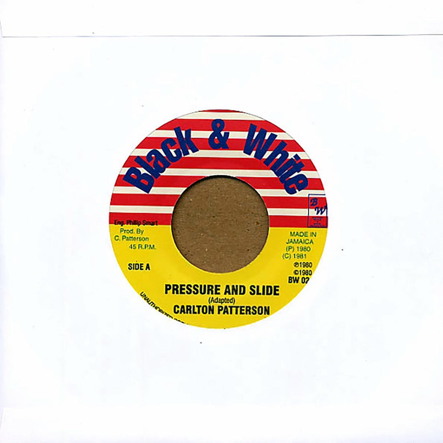 Carlton Patterson - Pressure & Slide  /  King Tubby - Doctor Man Skank (rhythm: "Pressure & Slide") -- 7"