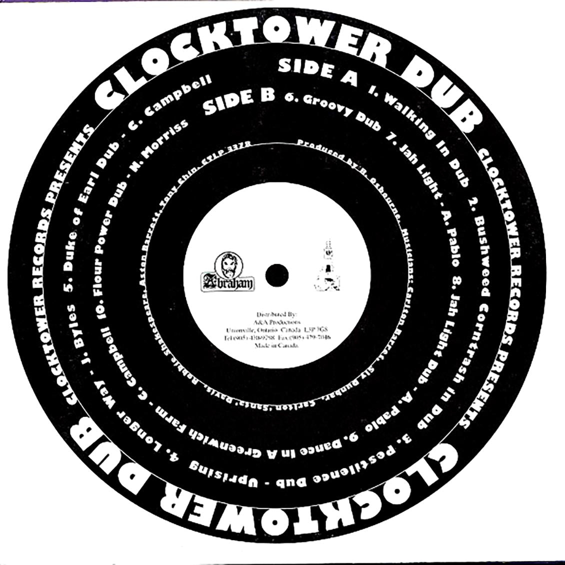 King Tubby, Lee Perry, The Roots Radics, Etc. - Clocktower Dub - Vinyl LP, LP