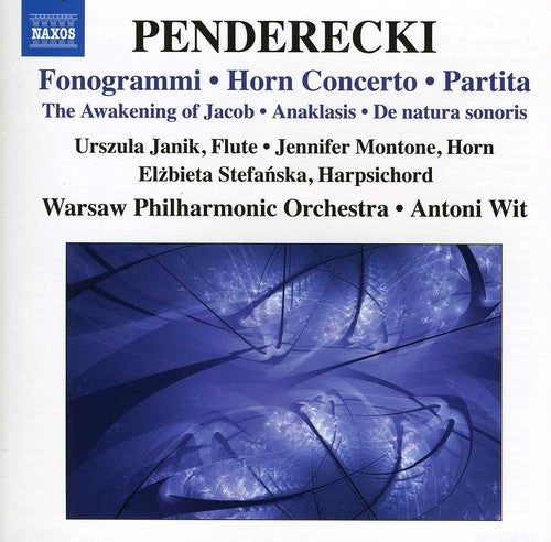 Fonogrammi / Horn Concerto / Partita / Awakening -- Penderecki / Warsaw Philharmonic Orch / Janik, CD