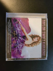 Speak Now: Karaoke Edition - Taylor Swift, Audio CD/DVD COMBO W LYRICS