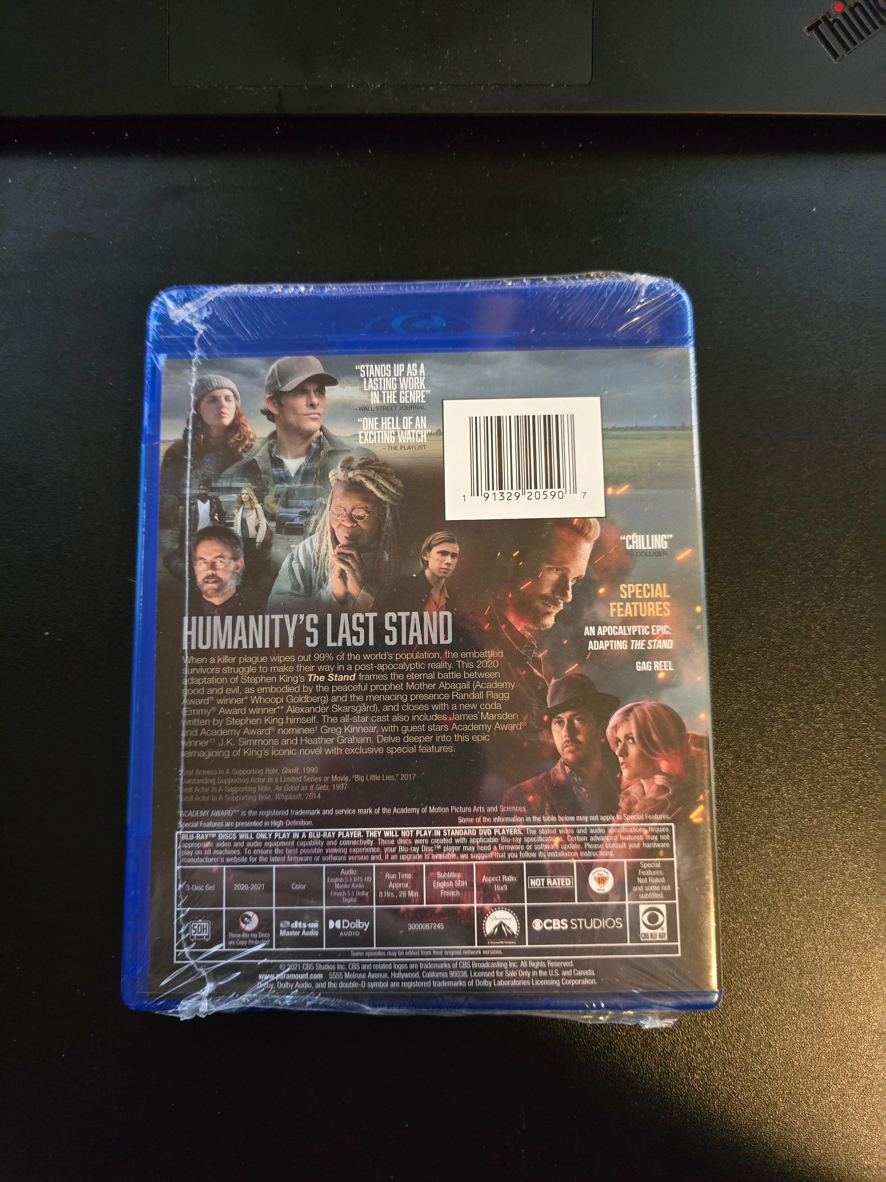 The Stand (Blu-ray, 2020) Brand New MISSING Slip-Cover Exclusive Special Features, Other