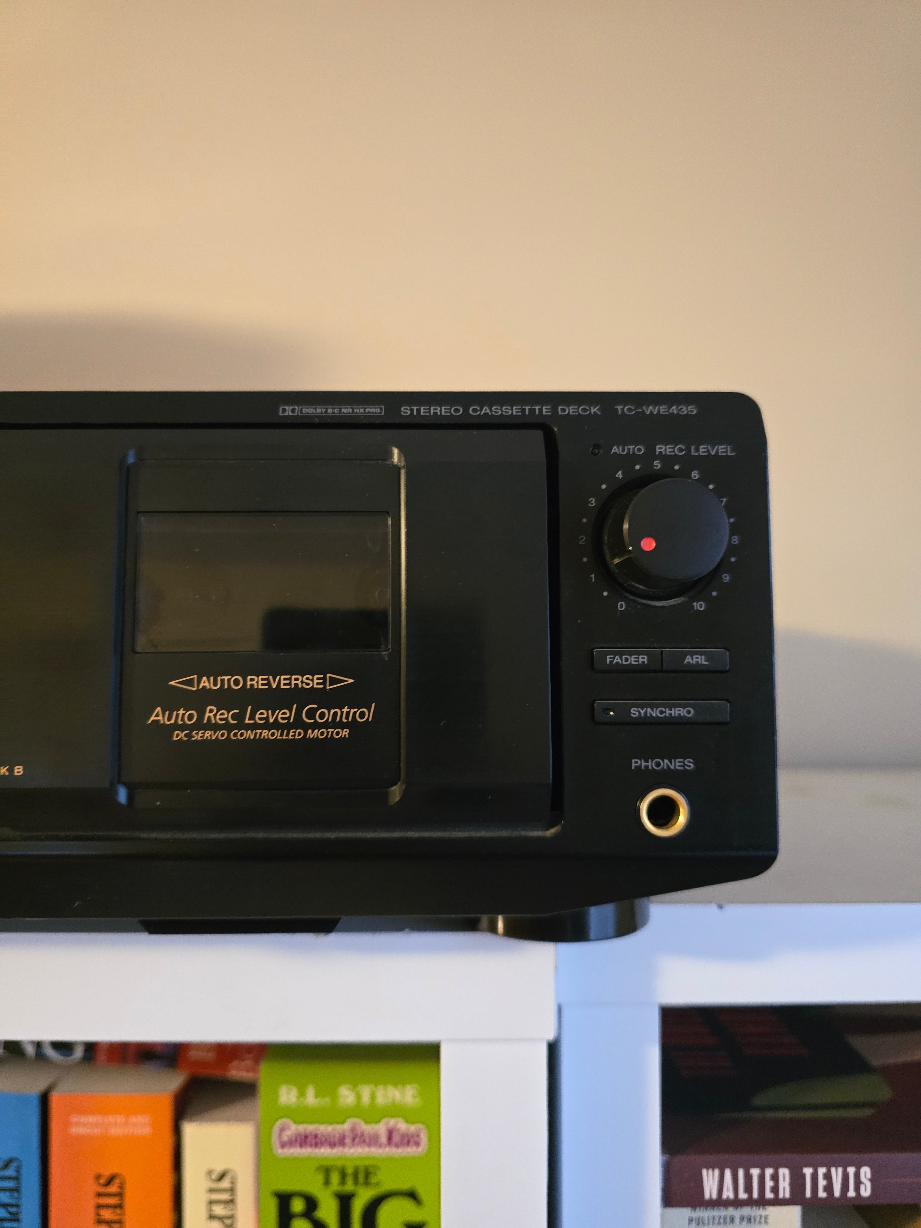 Sony TC-WE435 Stereo Cassette Deck Duel Tape Player Recorder - No Remote, Other