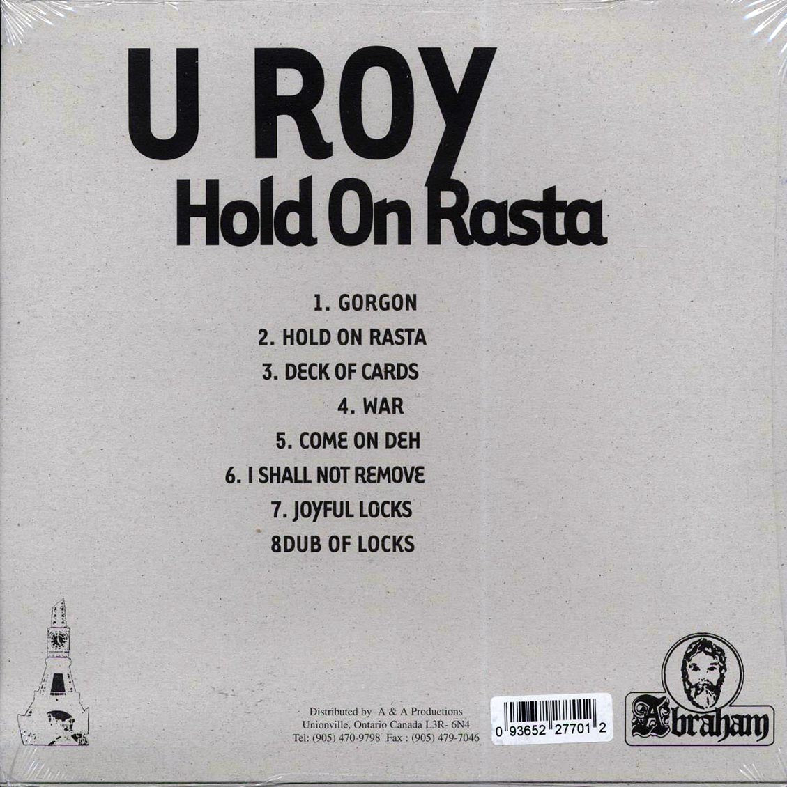 U Roy - Hold On Rasta - Vinyl LP, LP