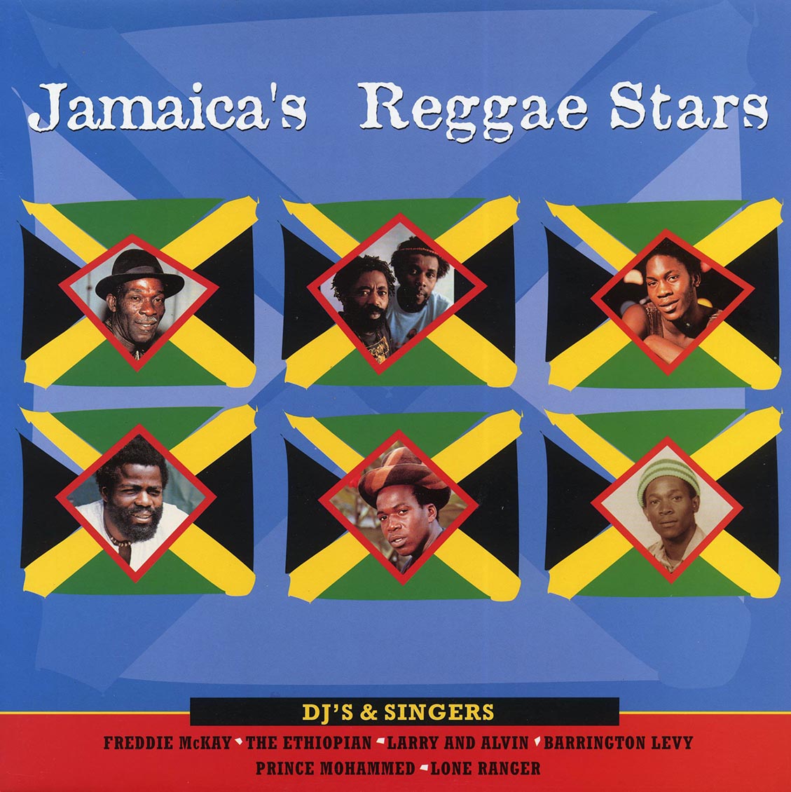 Barrington Levy, Freddie McKay, The Ethiopian, Etc. - Jamaica's Reggae Stars: DJ's & Singers (FIRST PRESS) (orig. press) - Vinyl LP