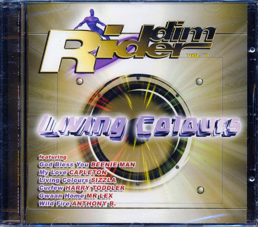 Sizzla, Capleton, Beenie Man, Etc. - Riddim Rider: Living Colours (rhythm: "Living Colours") (22 tracks) -- CD