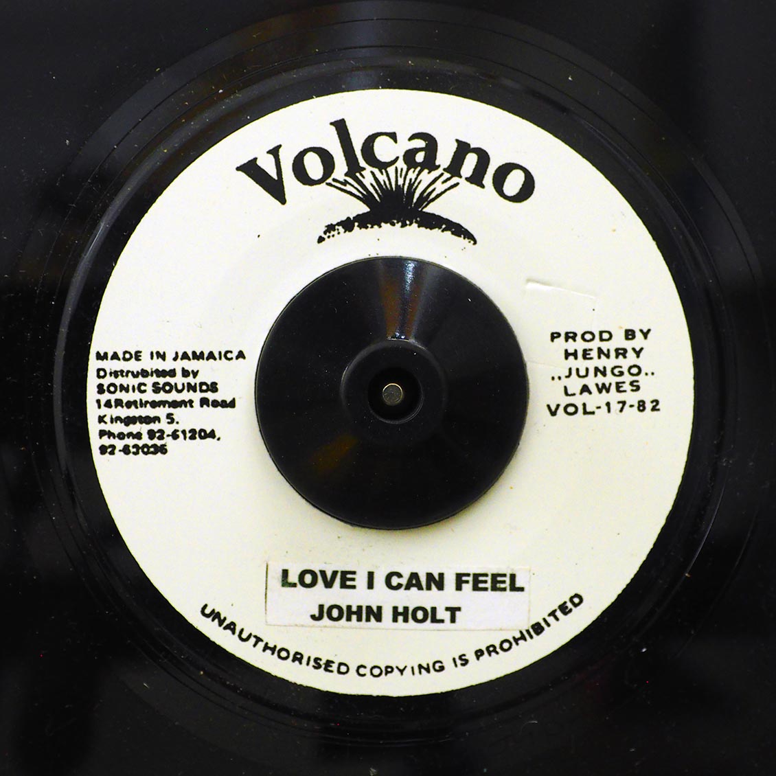 John Holt - Love I Can Feel  /  Roots Radics - Version (rhythm: "A Love I Can Feel") - 7"