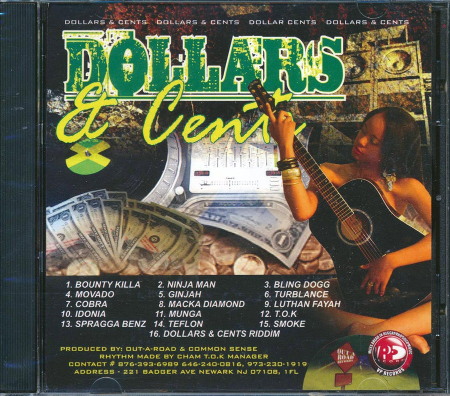 Bounty Killer, Mavado, Munga, Idonia, Lutan Fyah, Etc. - Dollars & Cents -- CD
