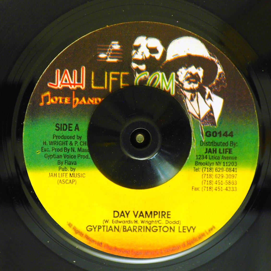 Gyptian, Barrington Levy - Day Vampire  /  Major 1, Sluggy - Return Again (rhythm: "Murderer / Hot Milk") (colored vinyl) - 7"