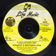 Barrington Levy, Slaughter - Raggamuffin  /  Version (rhythm: "Barrington Levy - Raggamuffin") (UK press) (colored vinyl) - 7"