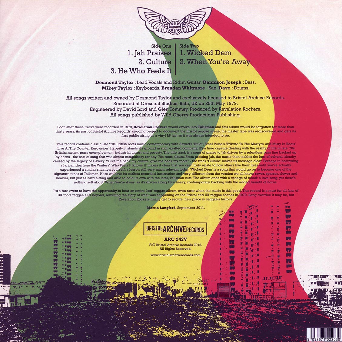 Revelation Rockers - Jah Praises (2012 FIRST PRESS) - Vinyl LP, LP
