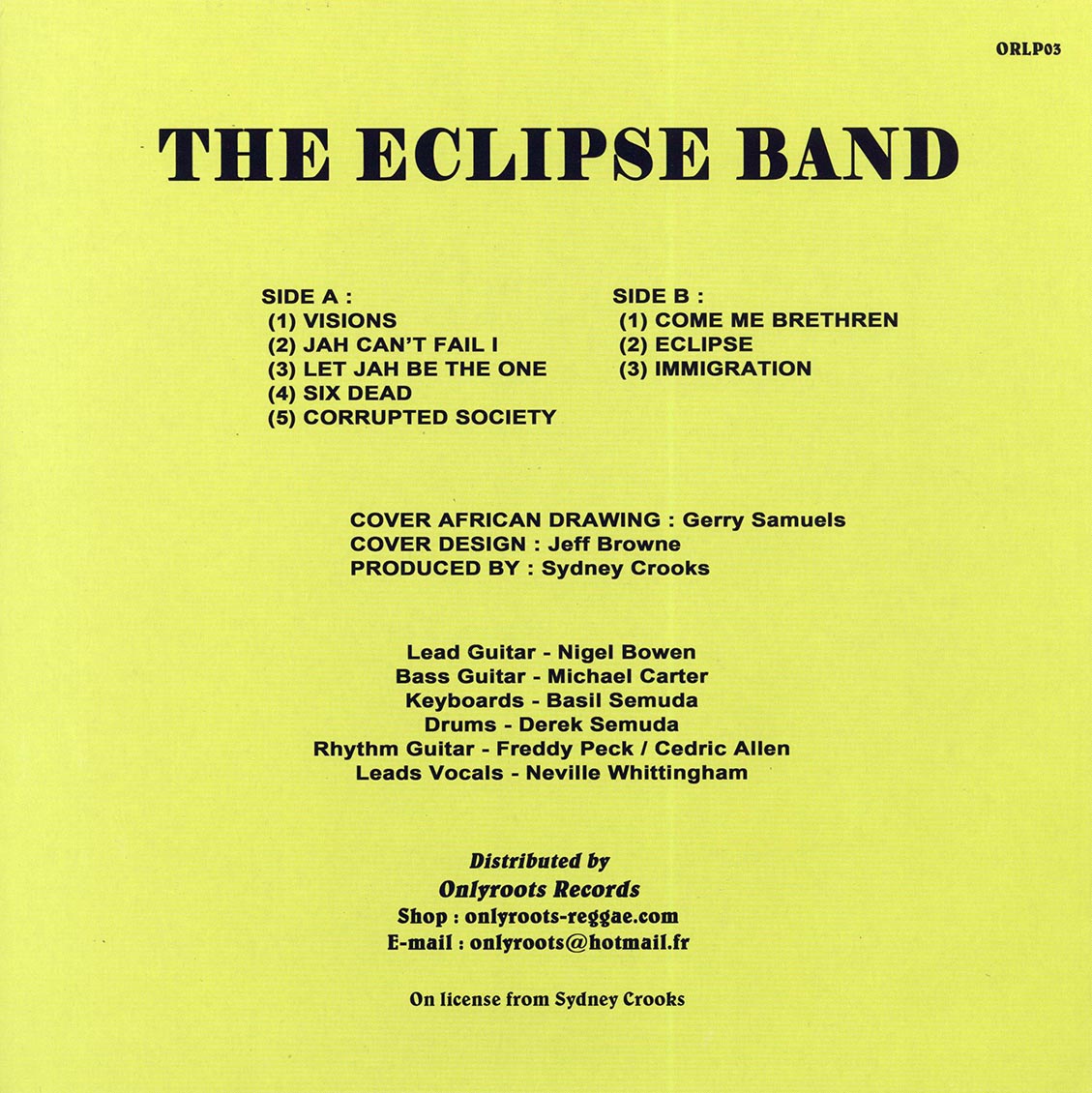 Eclipse Band - Inner Reggae Rhythm - Vinyl LP, LP