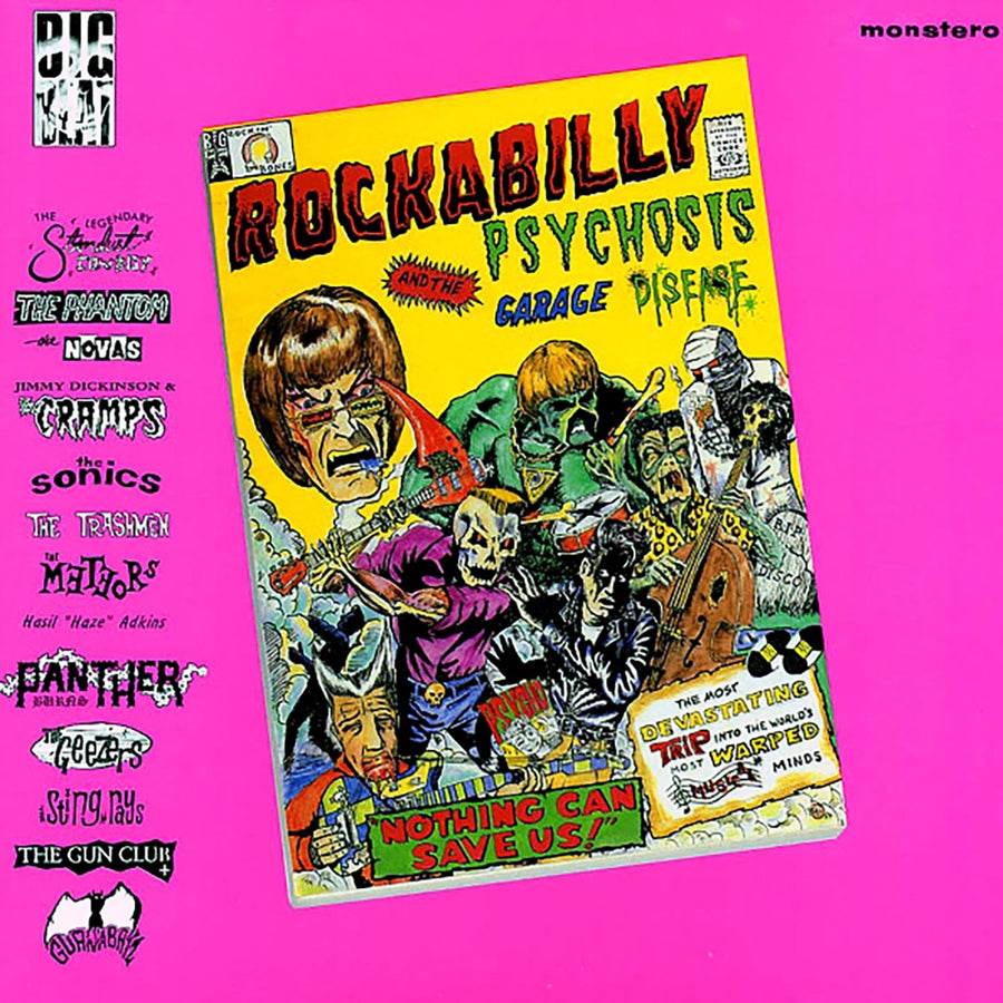 The Cramps, The Sonics, The Trashmen, The Meteors, Etc. - Rockabilly Psychosis And The Garage Disease -- LP