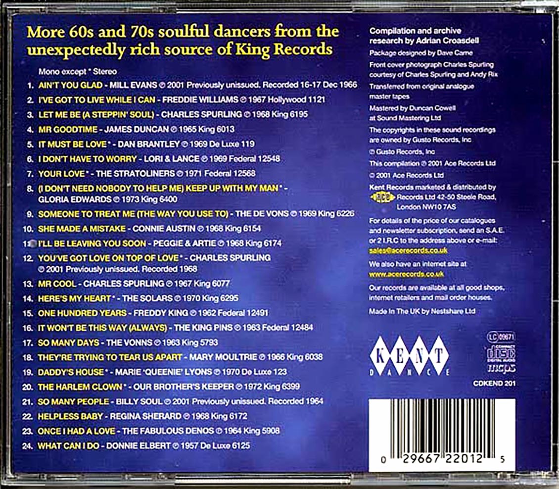 Various - King Northern Soul Volume 2 - CD, CD