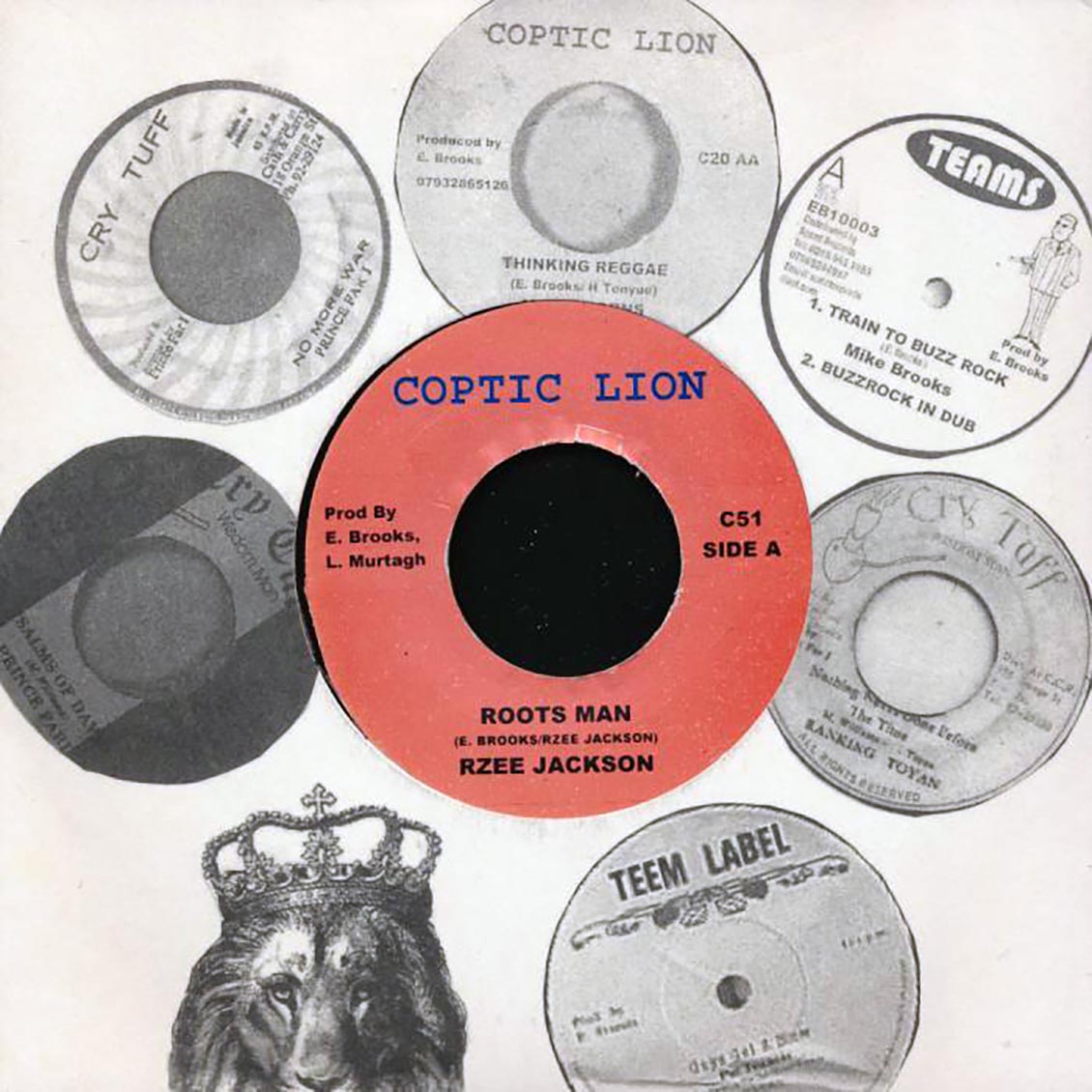 R Zee Jackson - Roots Man  /  Version (rhythm: "Roots Man") - 7"