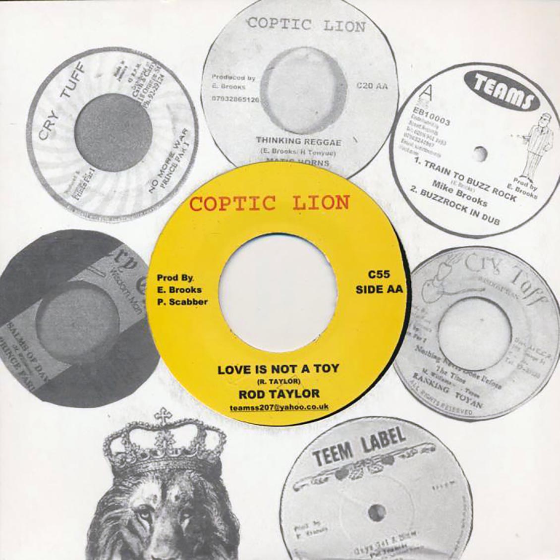 Rod Taylor - Jah Is So Real  /  Rod Taylor - Love Is Not A Toy - 7", 7"