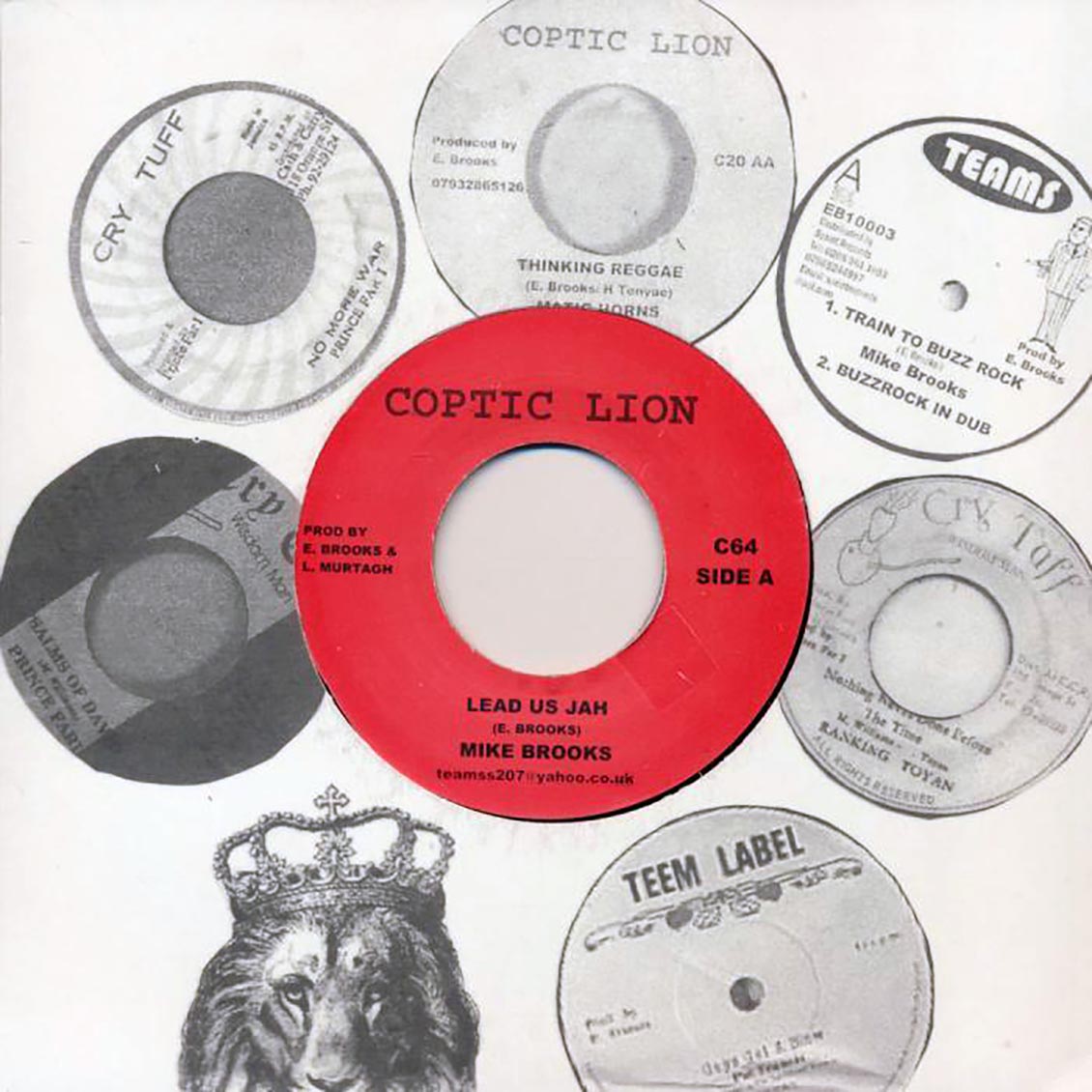 Mike Brooks - Lead Us Jah  /  Version (rhythm: "Mike Brooks - Lead Us Jah") - 7"