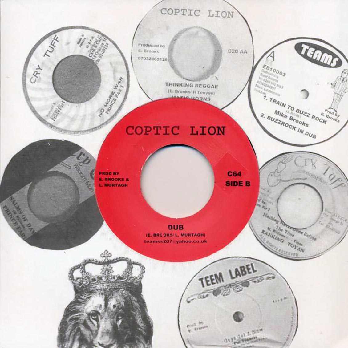 Mike Brooks - Lead Us Jah  /  Version (rhythm: "Mike Brooks - Lead Us Jah") - 7", 7"