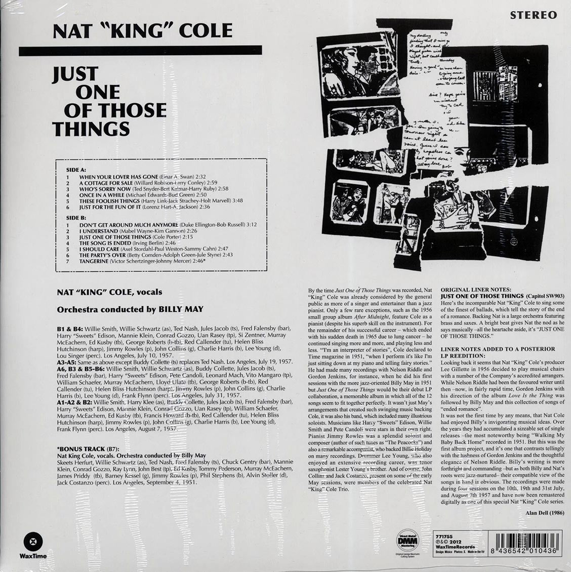 Nat King Cole - Just One Of Those Things - Vinyl LP, LP