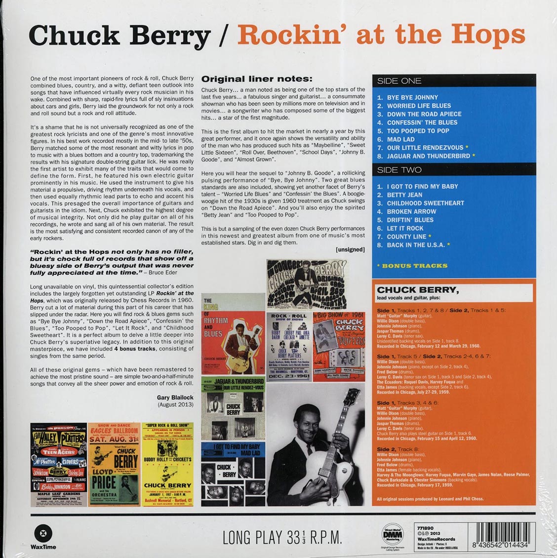 Chuck Berry - Rockin' At The Hops (ltd. ed.) (180g) - Vinyl LP, LP