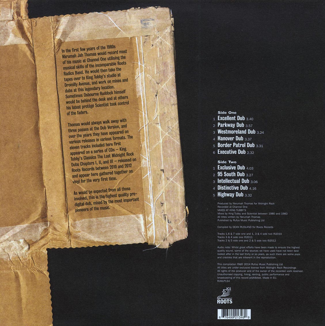 King Tubby - Midnight Rock At King Tubby's - Vinyl LP, LP