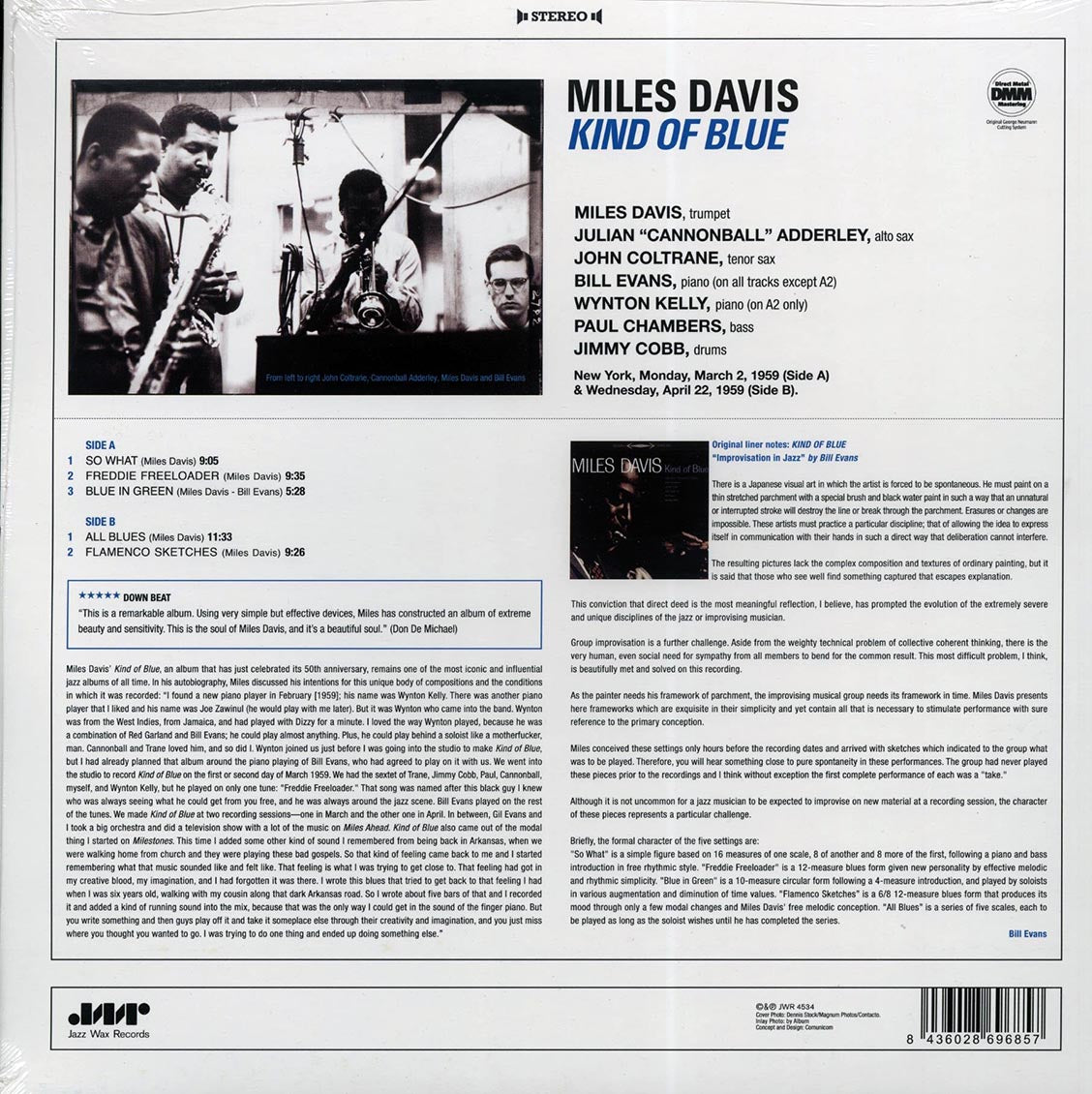 Miles Davis - Kind Of Blue (180g) - Vinyl LP, LP