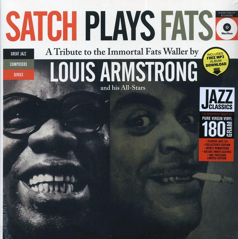 Louis Armstrong - Satch Plays Fats: A Tribute To Fats Waller (+3 bonus tracks) (ltd. ed.) (180g) - Vinyl LP