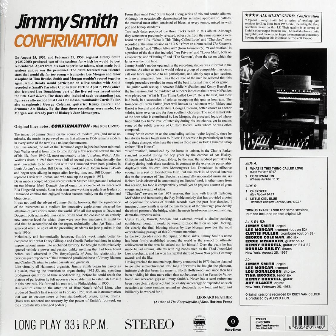 Jimmy Smith - Confirmation - Vinyl LP, LP