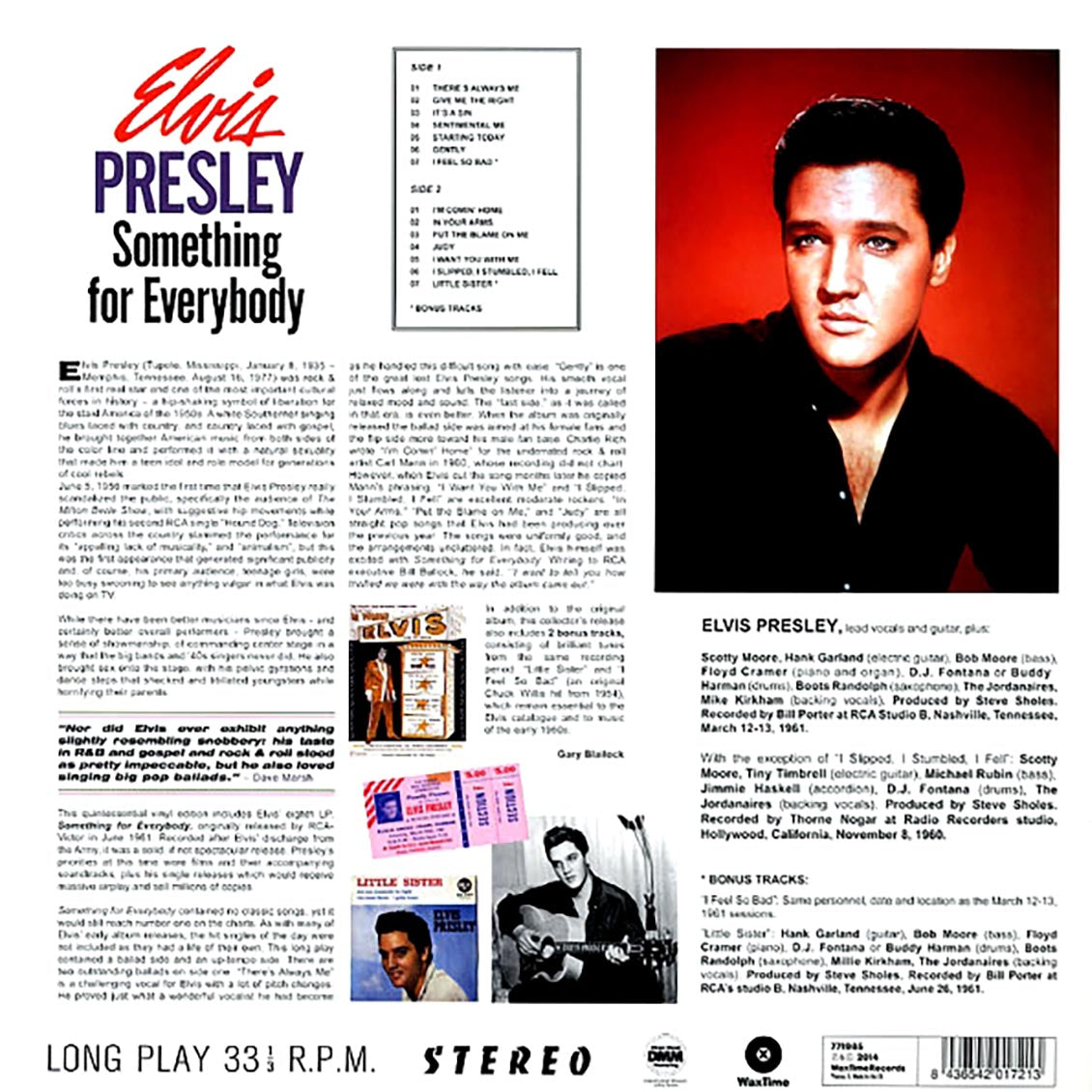 Elvis Presley - Something For Everybody (incl. mp3) (180g) - Vinyl LP, LP