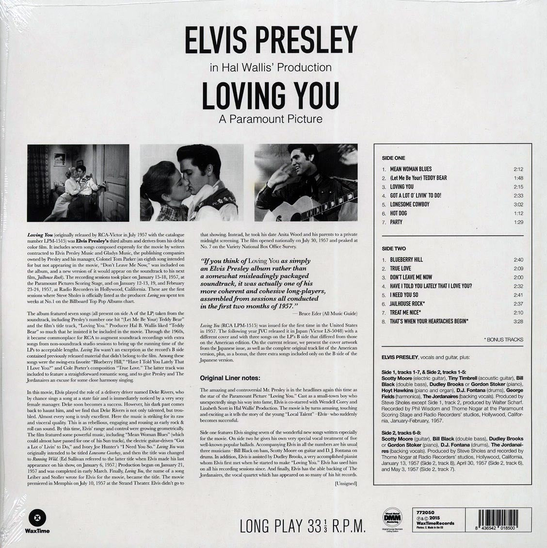 Elvis Presley - Loving You (incl. mp3) (180g) - Vinyl LP, LP