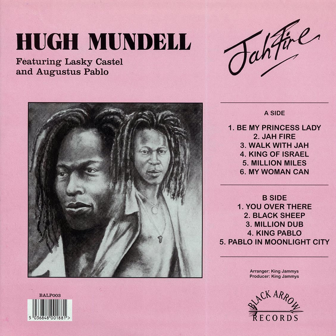 Hugh Mundell, Lacksley Castell, Augustus Pablo - Jah Fire - Vinyl LP, LP