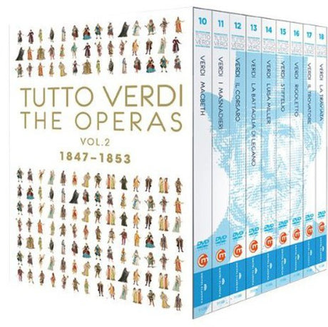 Tutto Verdi Operas 2 (1847 - 1853), Verdi / Nucci / Iori / Valayre / Iuliano, DVD