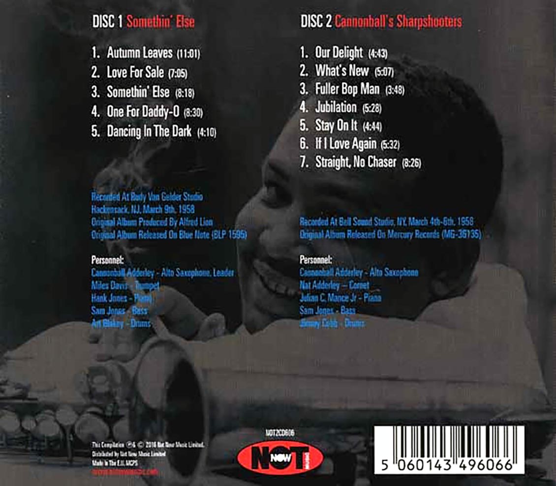 Cannonball Adderley - Somethin' Else (2xCD) - CD, CD
